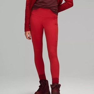 Team Canada Fast and Free Brushed Nulux High-Rise Tight 28" lululemon